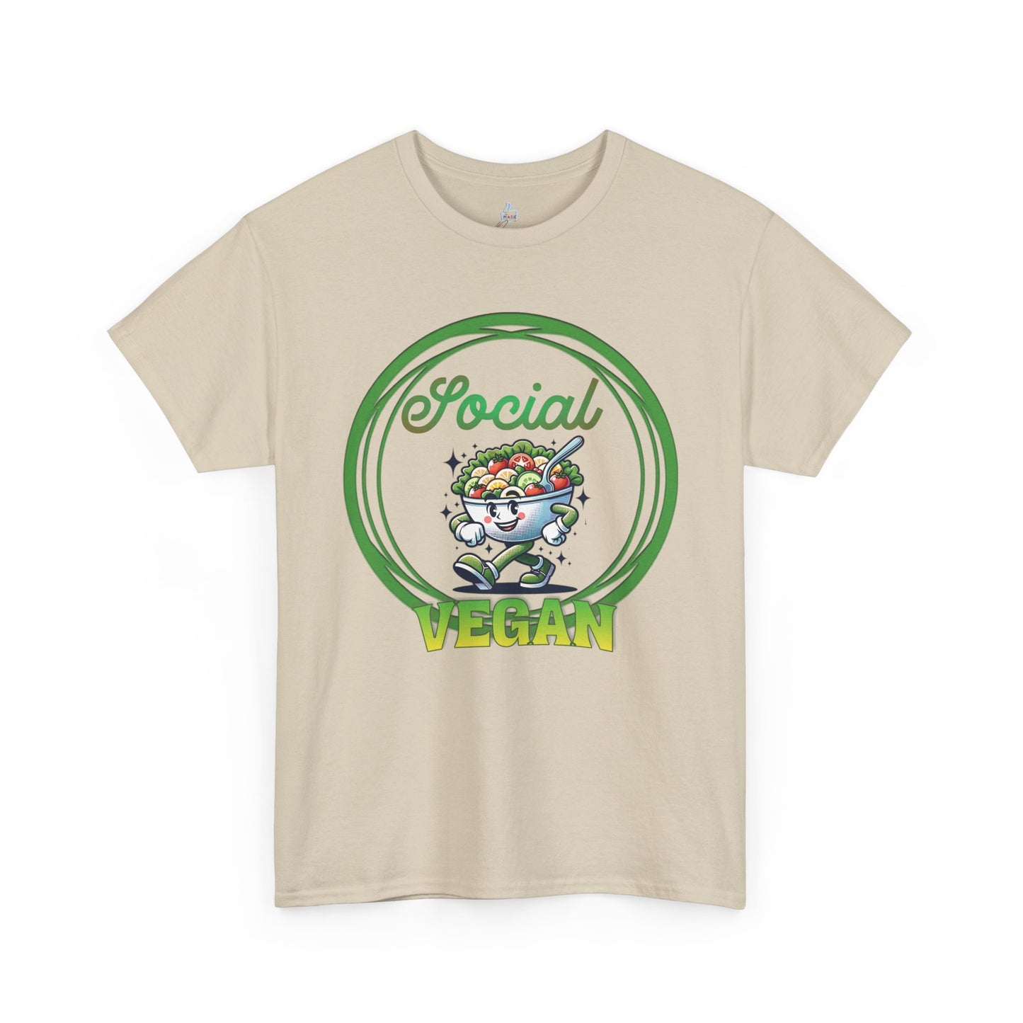 Social Vegan Unisex Tee - Man Woman Girl Love Tshirt