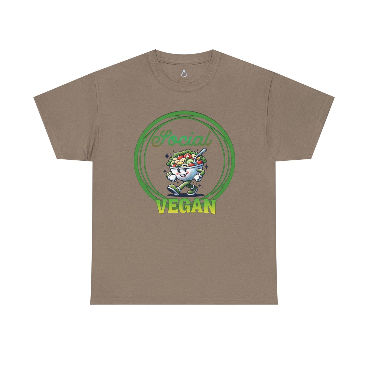 Social Vegan Unisex Tee - Man Woman Girl Love Tshirt