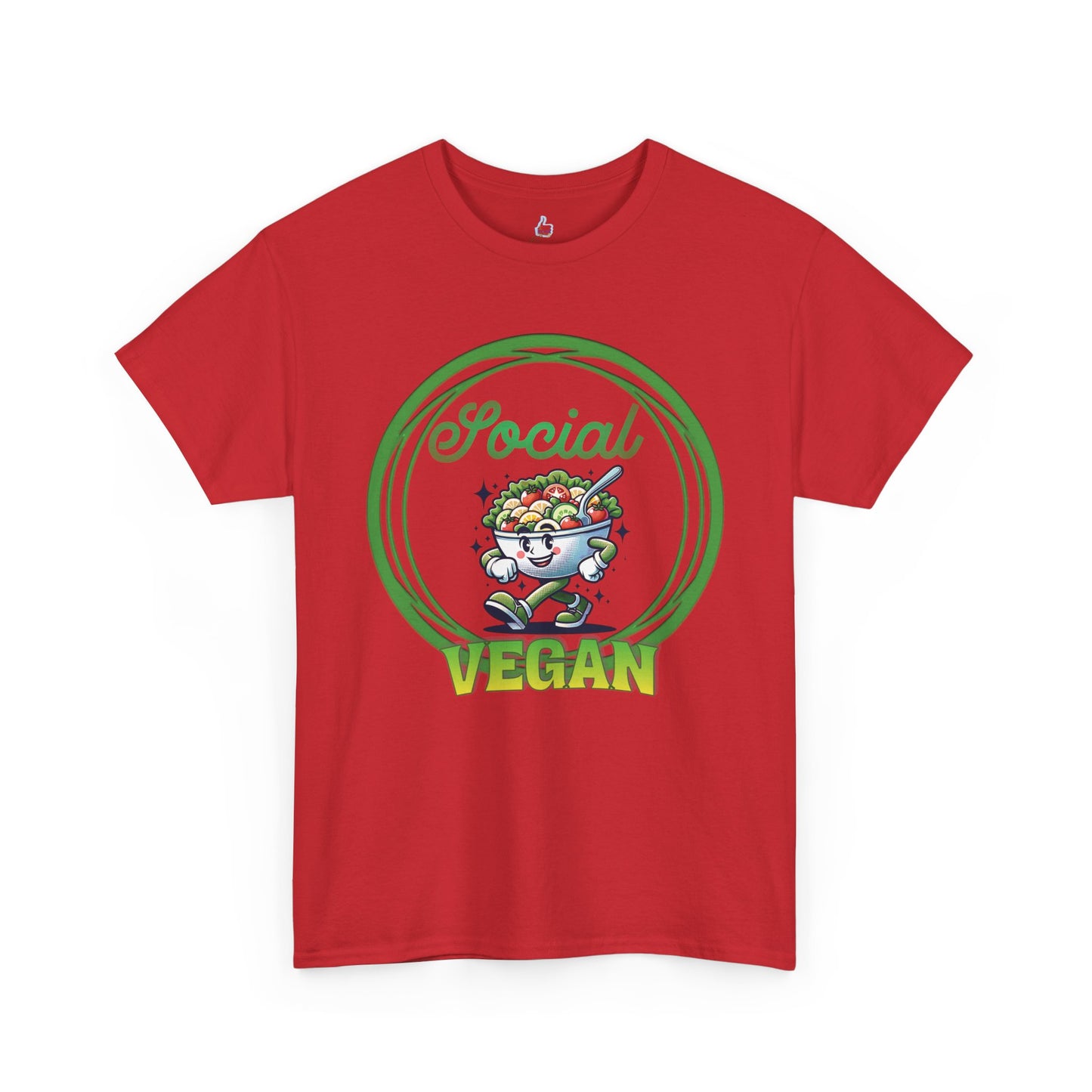 Social Vegan Unisex Tee - Man Woman Girl Love Tshirt