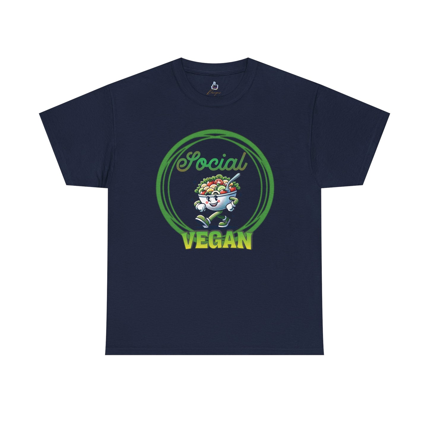 Social Vegan Unisex Tee - Man Woman Girl Love Tshirt