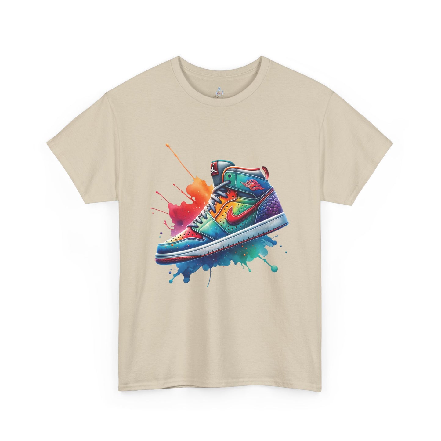 Colorful Unisex Heavy Cotton Shoe Tee