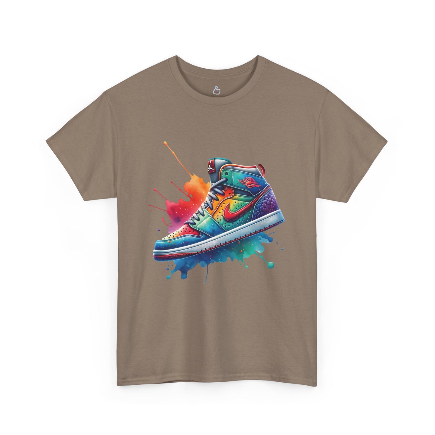 Colorful Unisex Heavy Cotton Shoe Tee