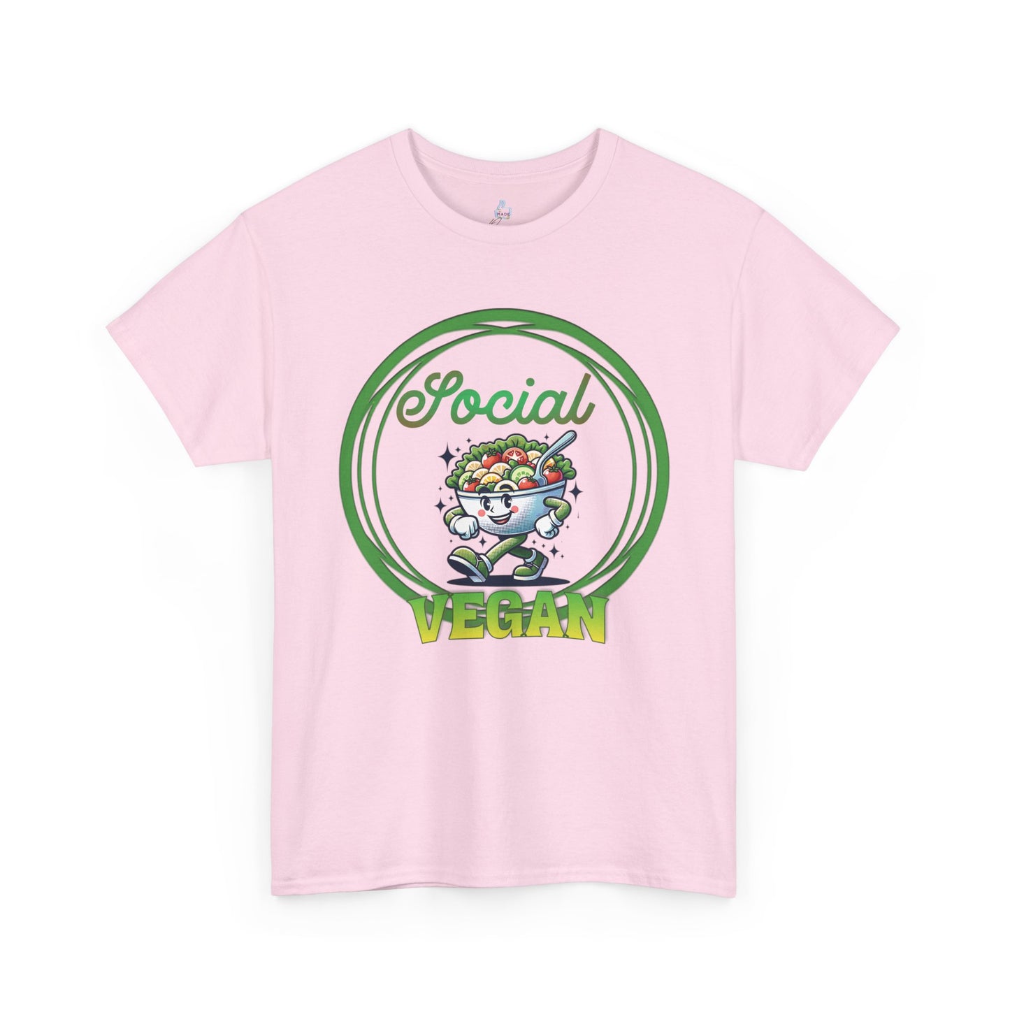 Social Vegan Unisex Tee - Man Woman Girl Love Tshirt