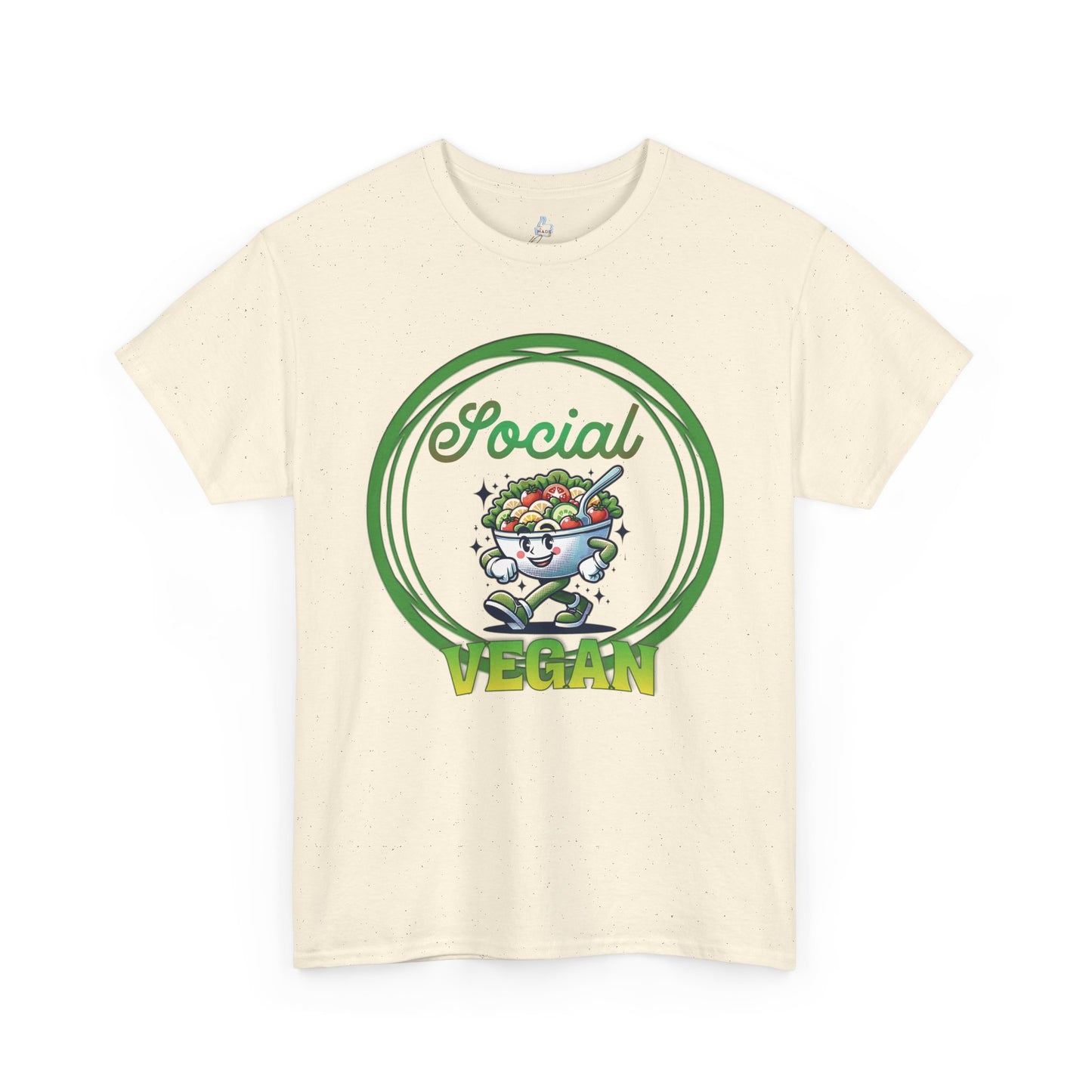 Social Vegan Unisex Tee - Man Woman Girl Love Tshirt
