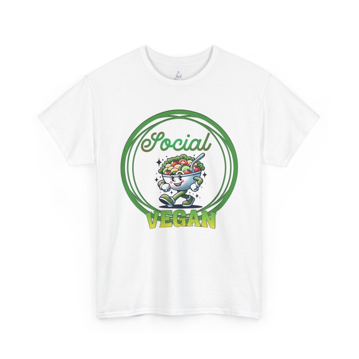 Social Vegan Unisex Tee - Man Woman Girl Love Tshirt