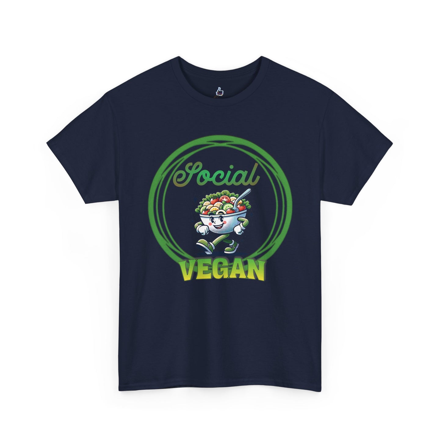 Social Vegan Unisex Tee - Man Woman Girl Love Tshirt