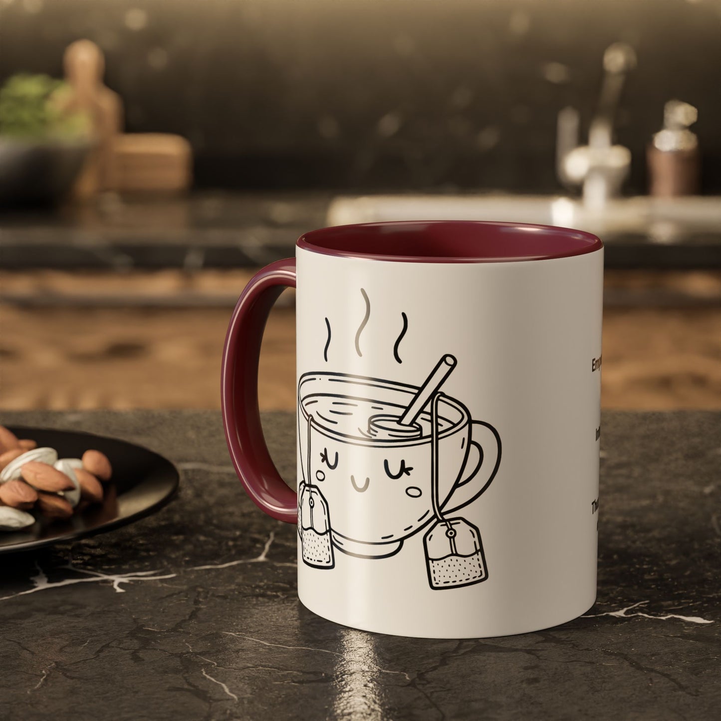 Mug - Colorful Tea Message Funny Gift (11oz or 15oz)