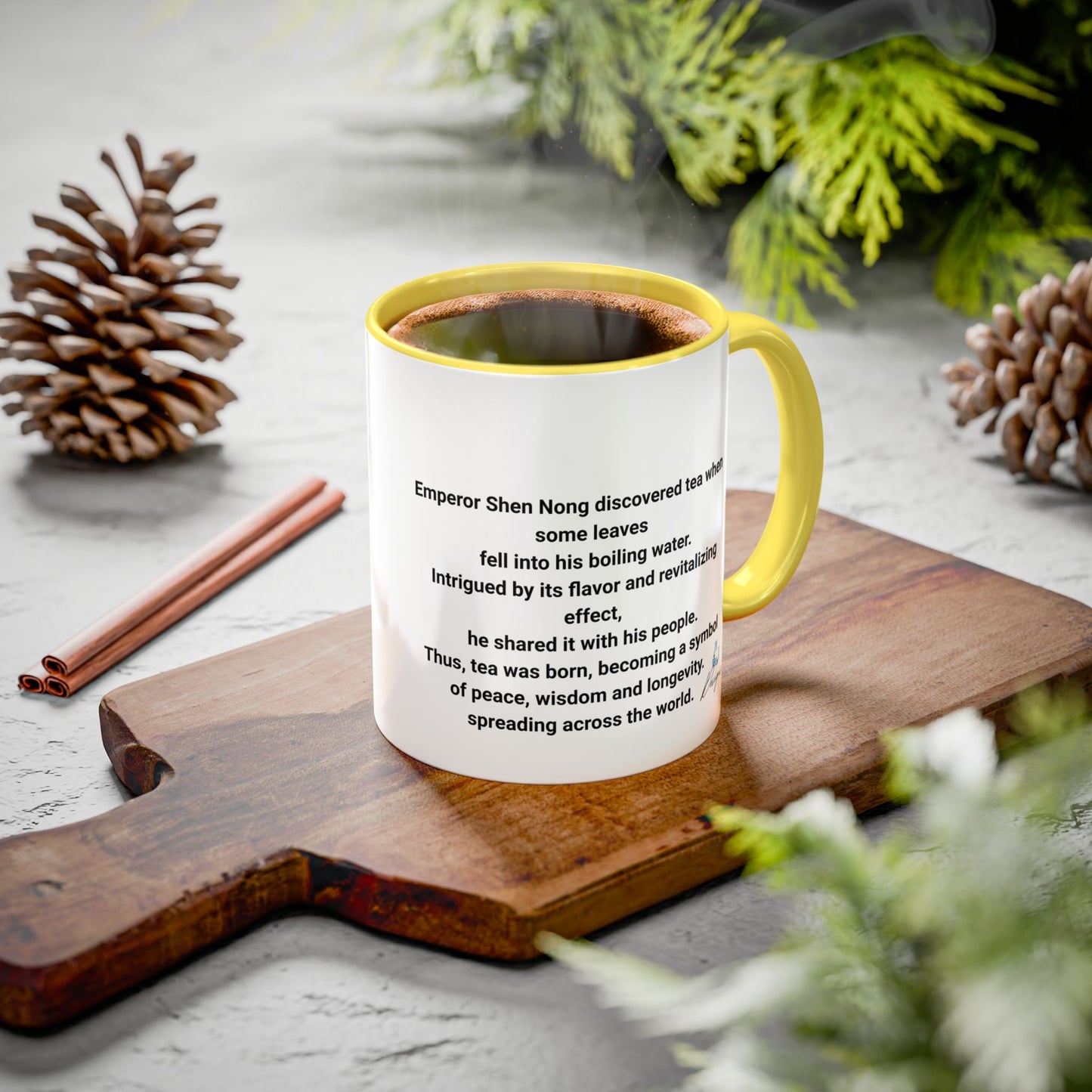 Mug - Colorful Tea Message Funny Gift (11oz or 15oz)