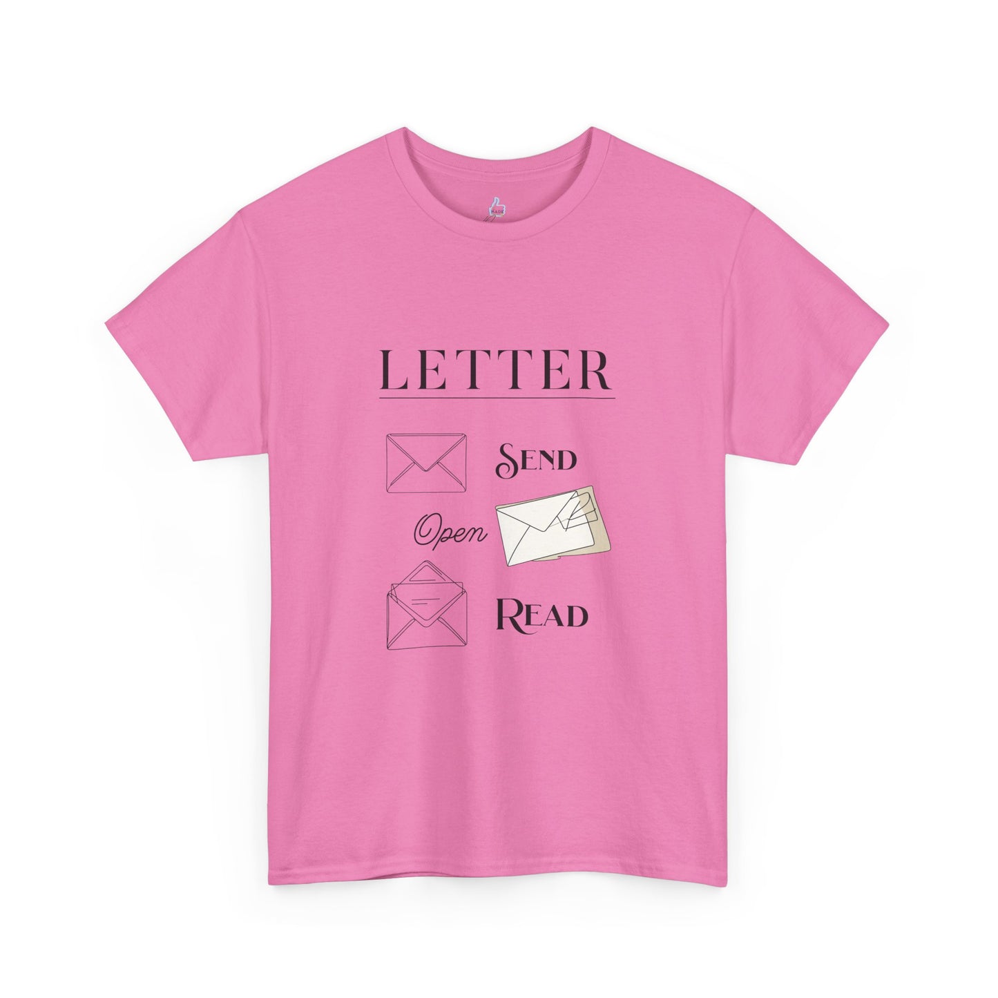 Letter T-Shirt Open Mail Reading Unisex Tee
