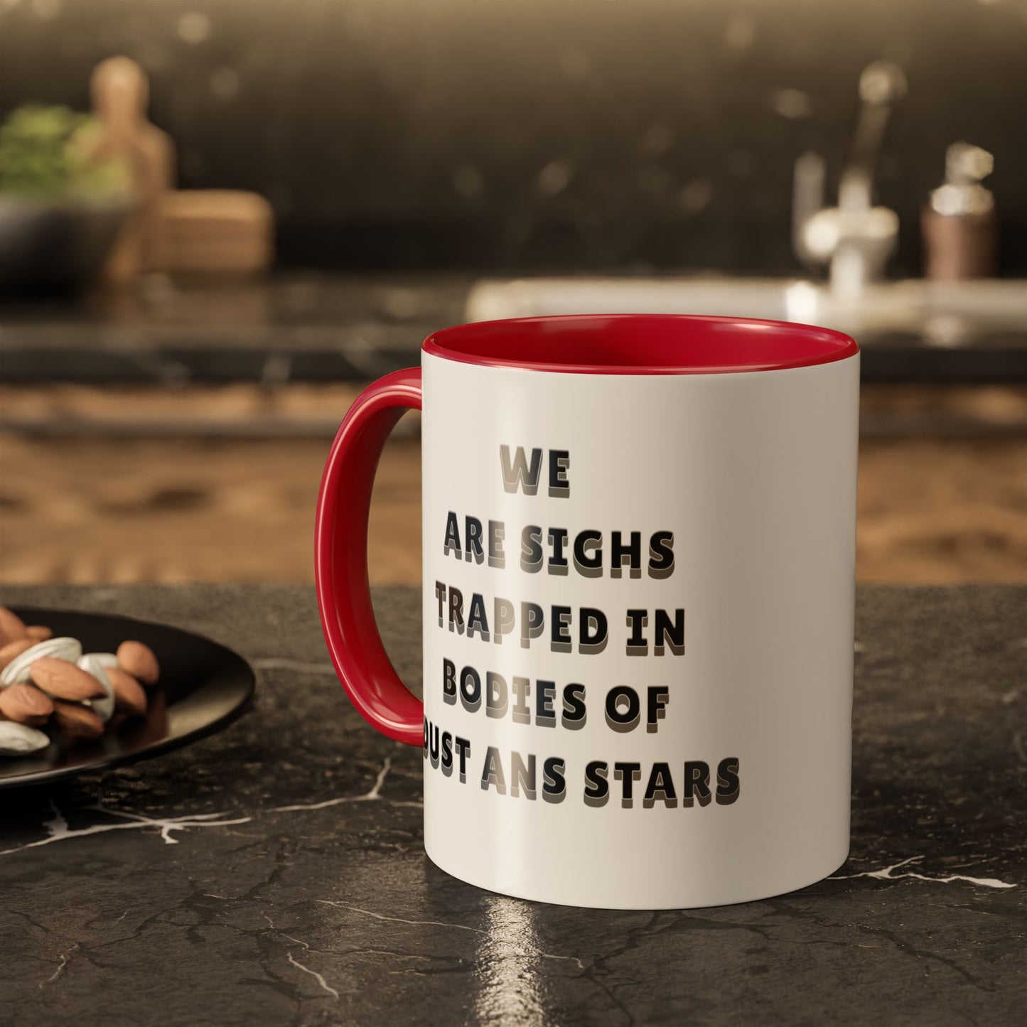 Mug Moon & Stars Mountains Colorful Tea Funny Gift 11oz 15oz