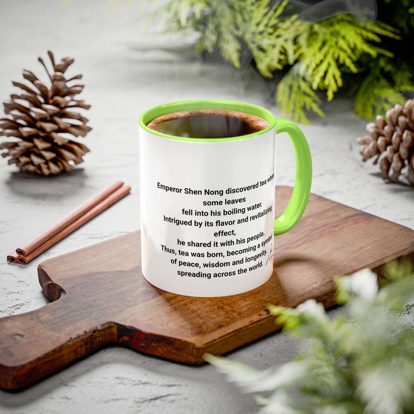 Mug - Colorful Tea Message Funny Gift (11oz or 15oz)