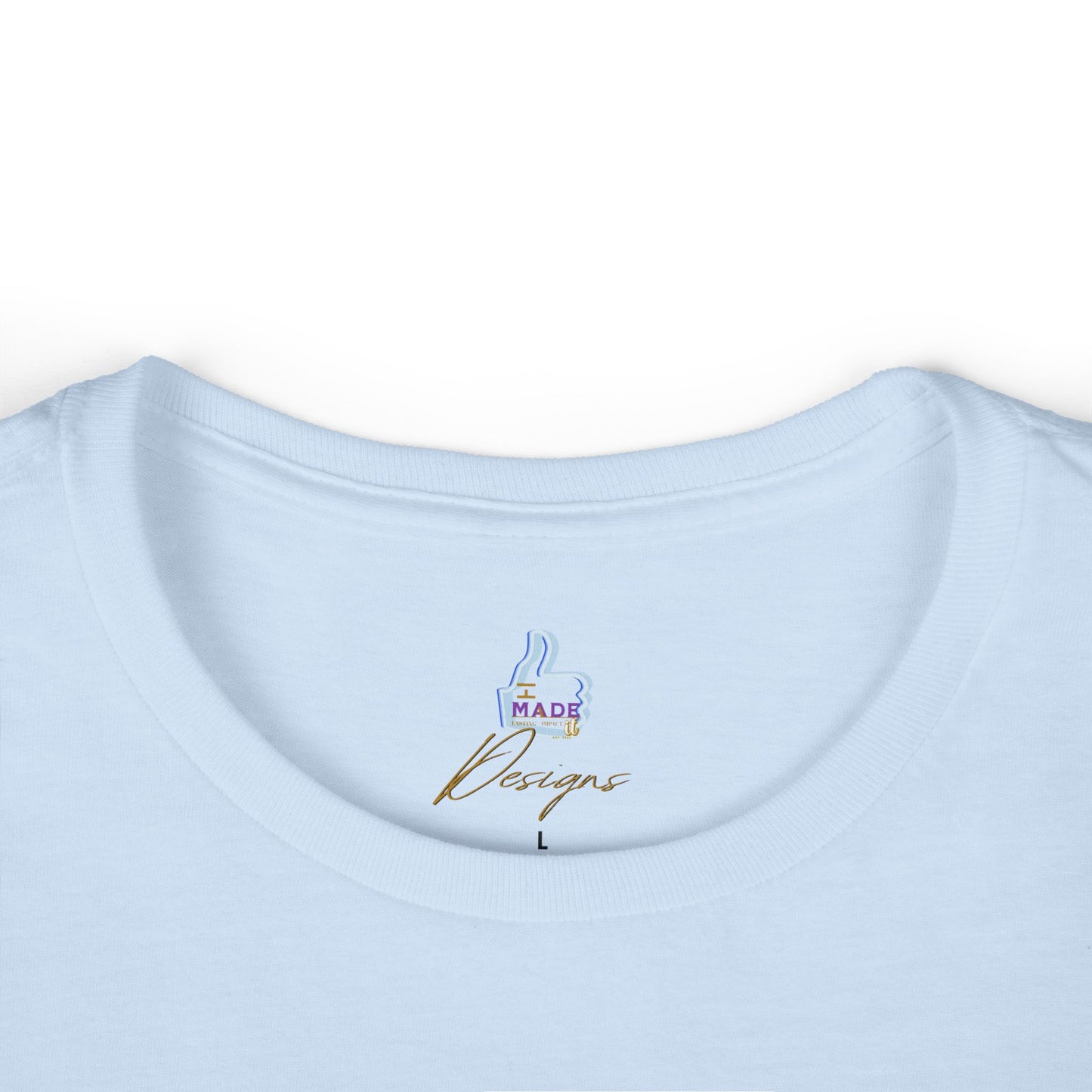 Wolf Floral Softstyle Tee - Women's T-Shirt