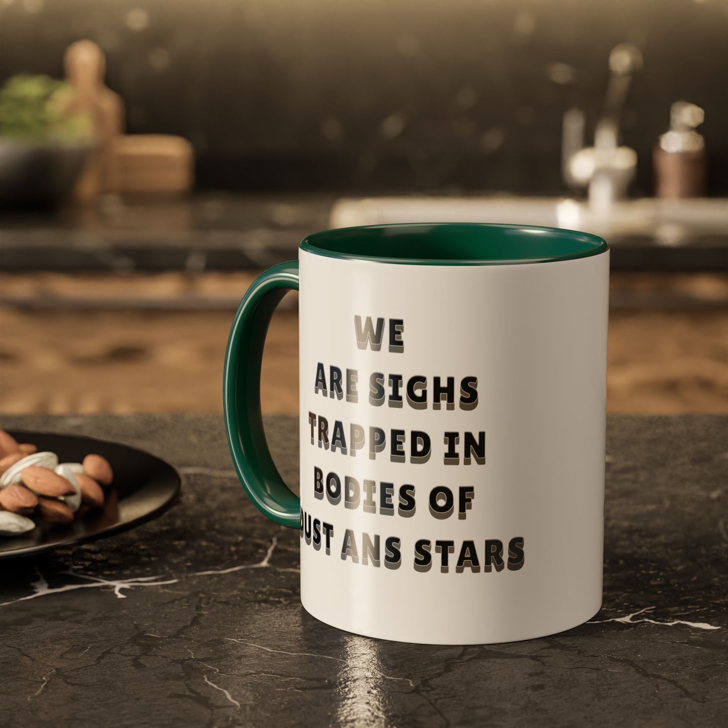 Mug Moon & Stars Mountains Colorful Tea Funny Gift 11oz 15oz