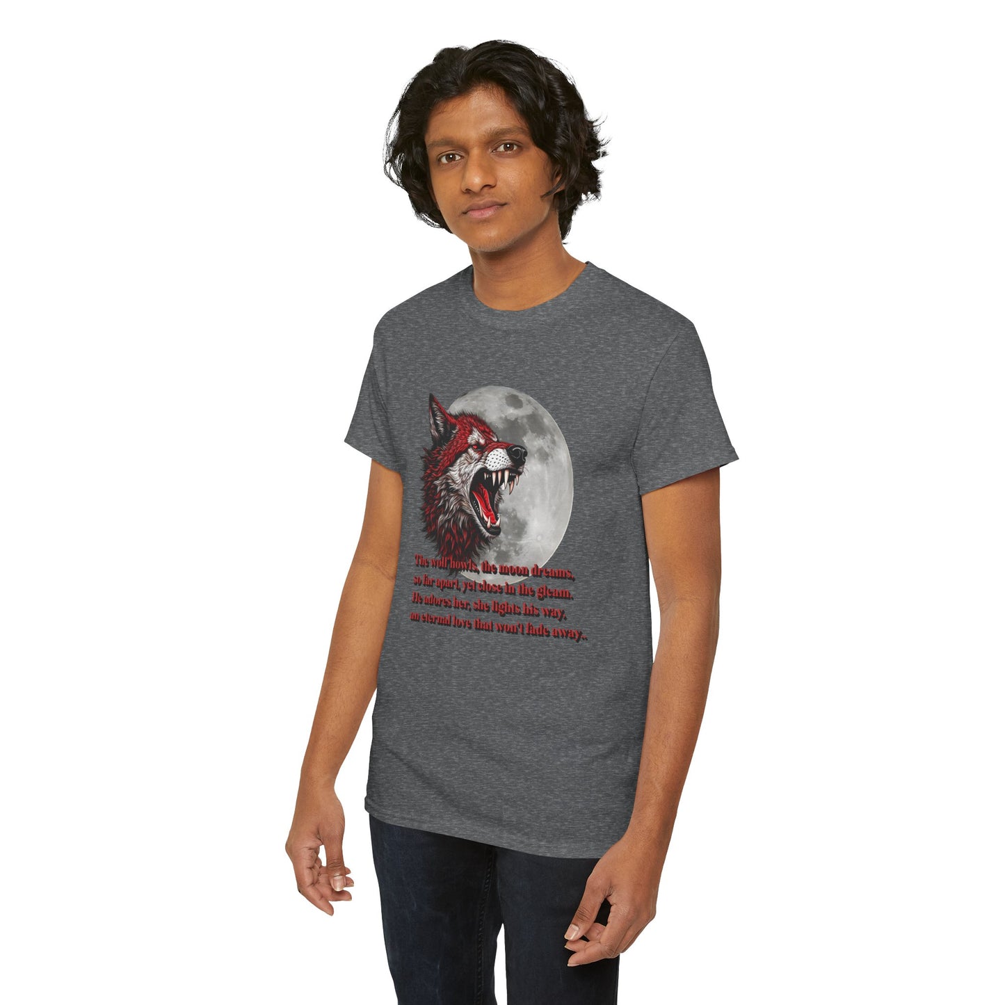 Wolf and Moon Unisex Tee
