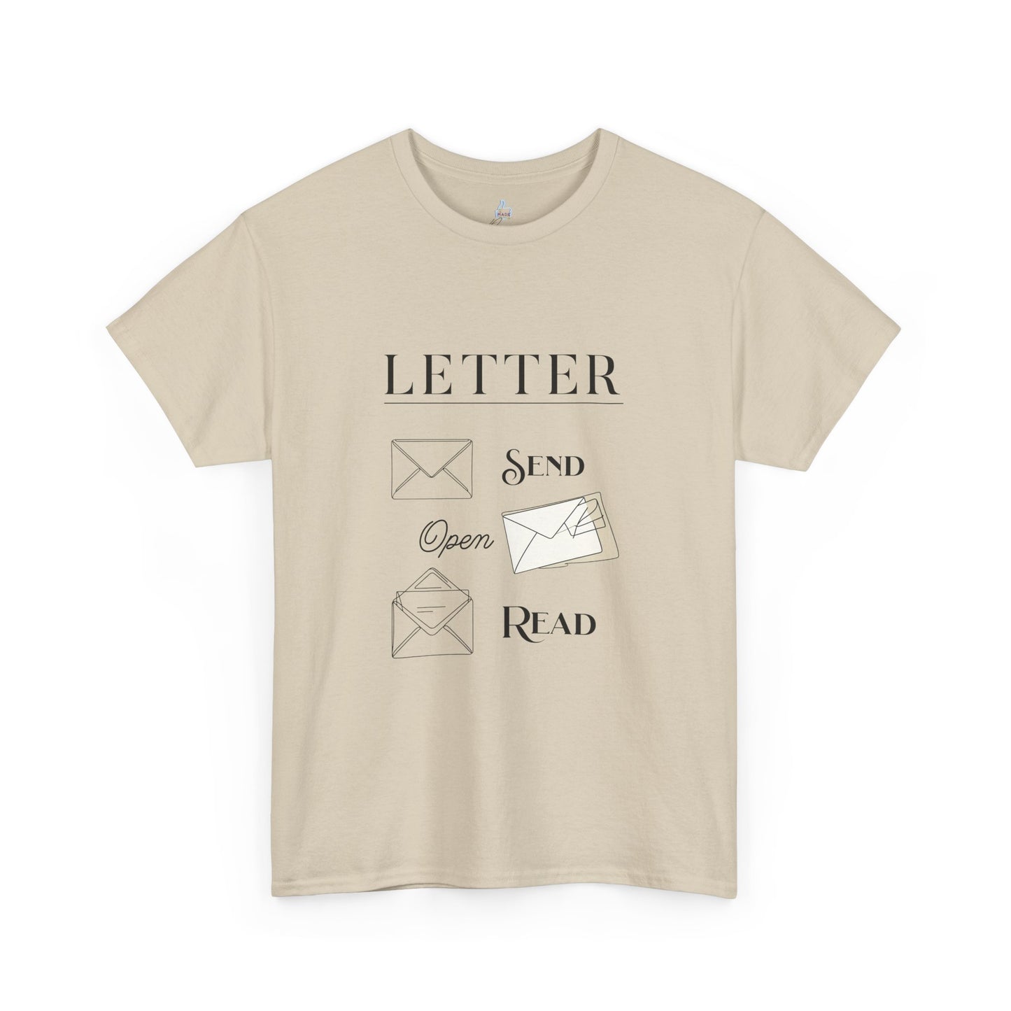 Letter T-Shirt Open Mail Reading Unisex Tee