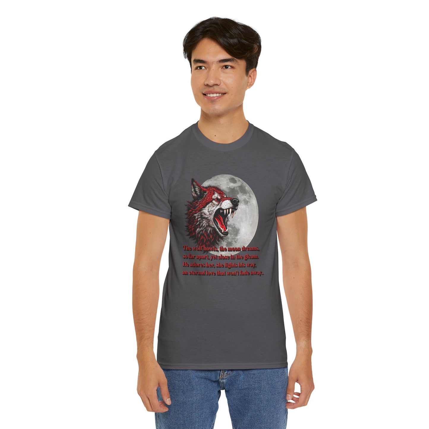 Wolf and Moon Unisex Tee