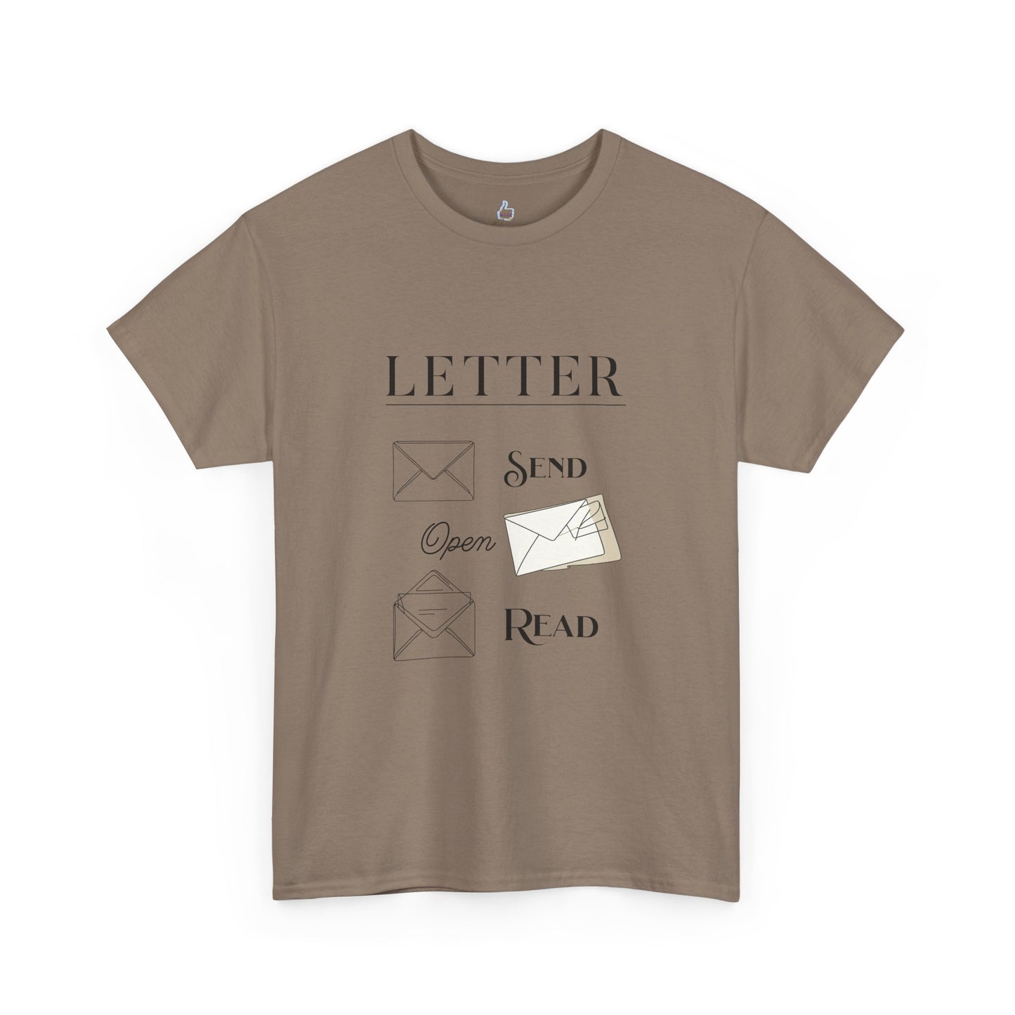 Letter T-Shirt Open Mail Reading Unisex Tee