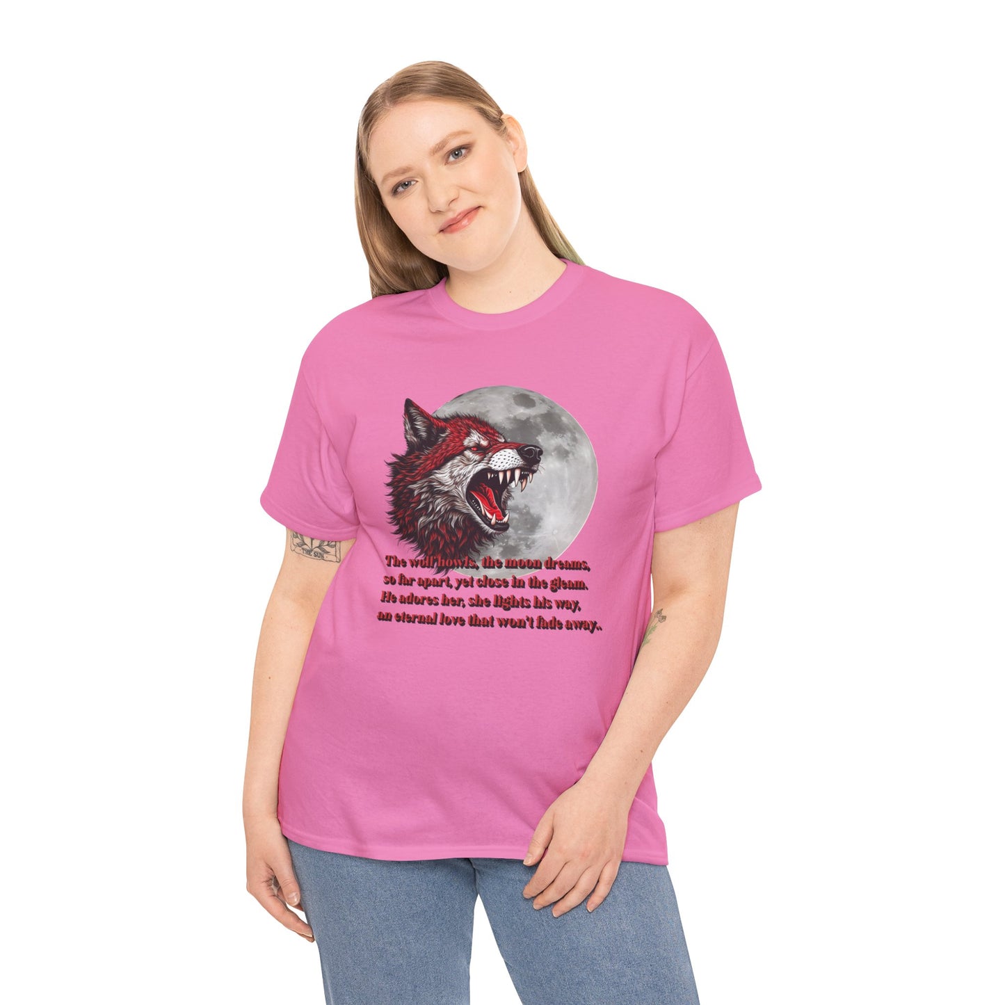 Wolf and Moon Unisex Tee