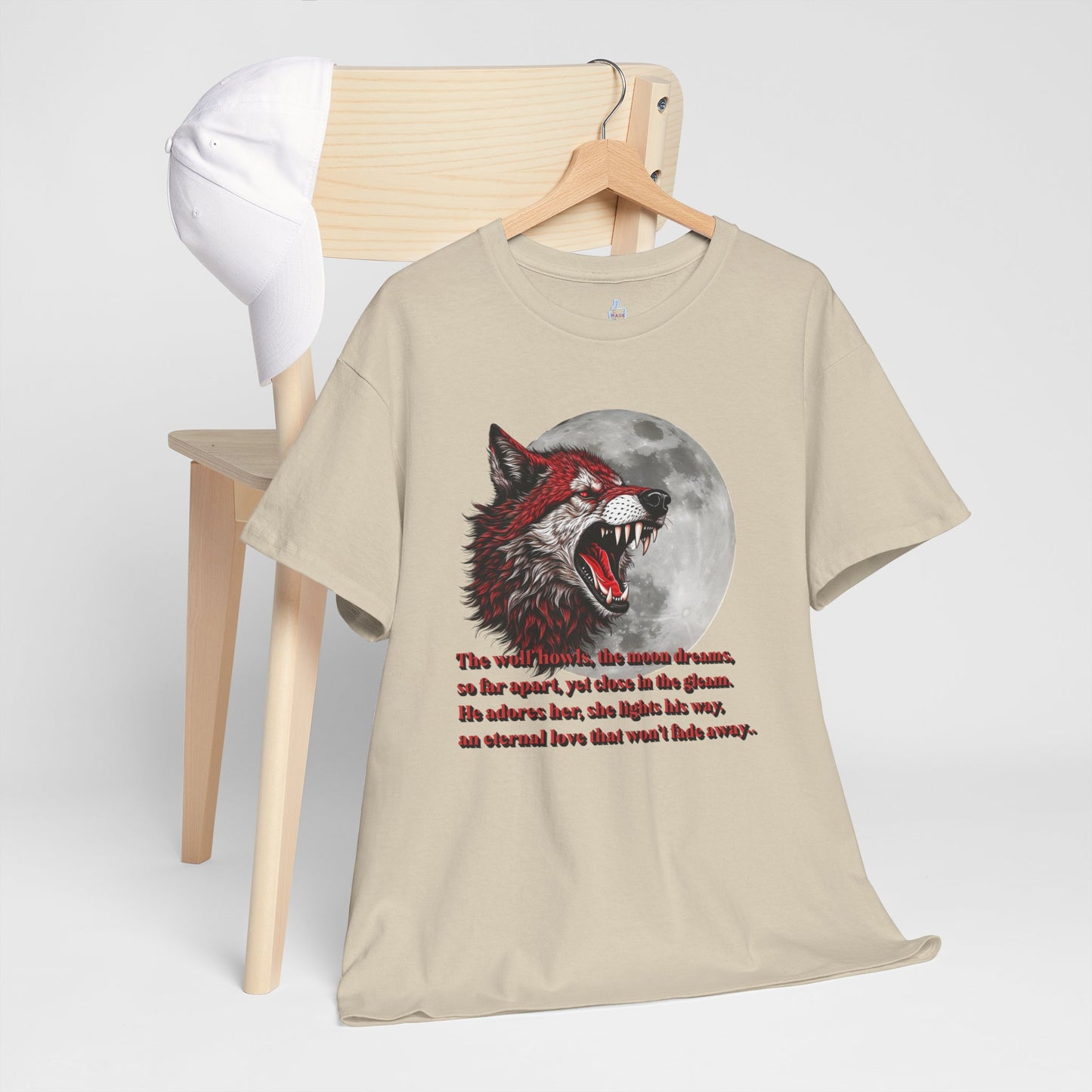 Wolf and Moon Unisex Tee