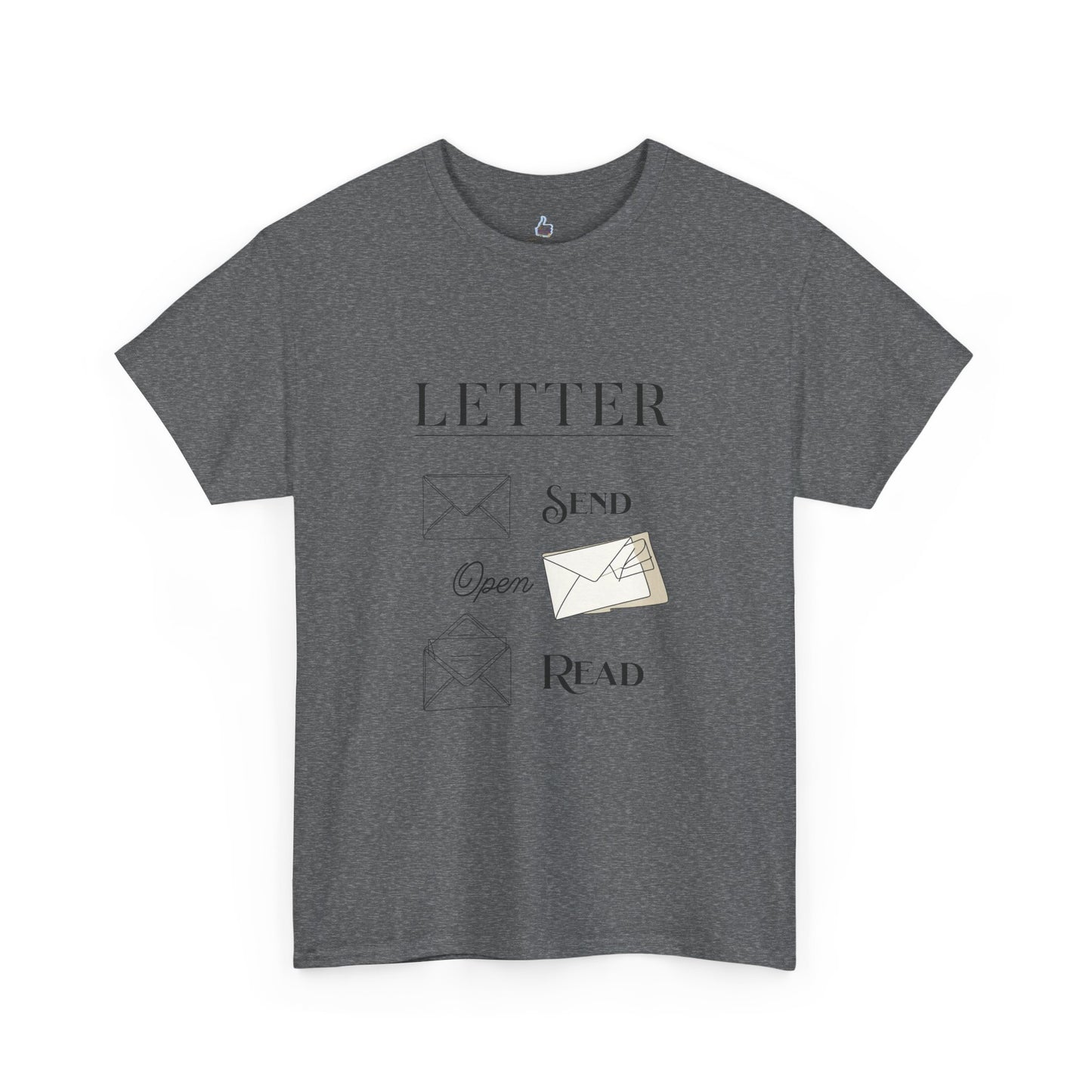 Letter T-Shirt Open Mail Reading Unisex Tee