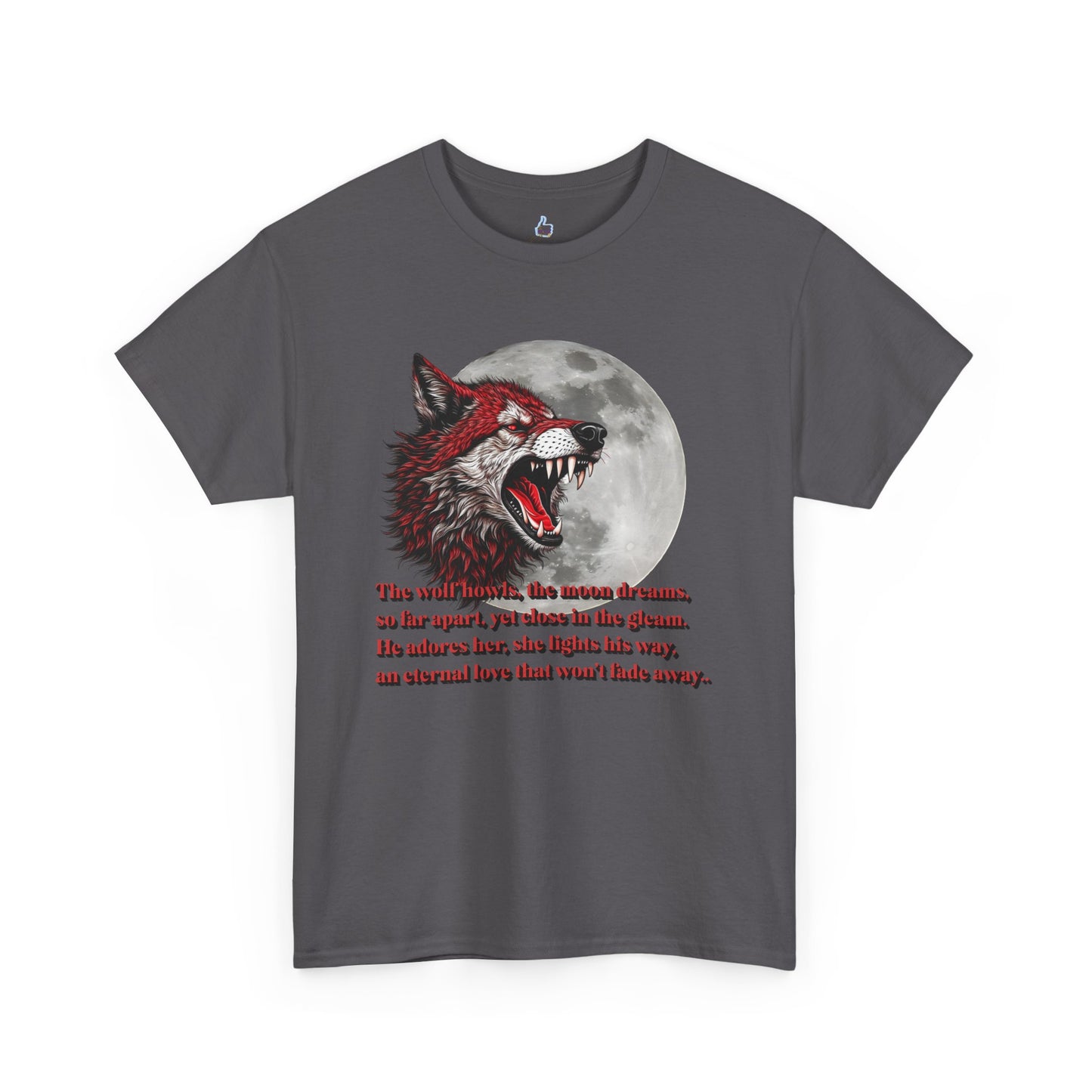 Wolf and Moon Unisex Tee