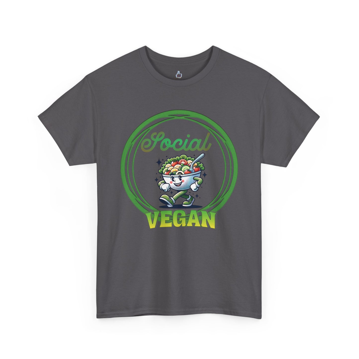 Social Vegan Unisex Tee - Man Woman Girl Love Tshirt