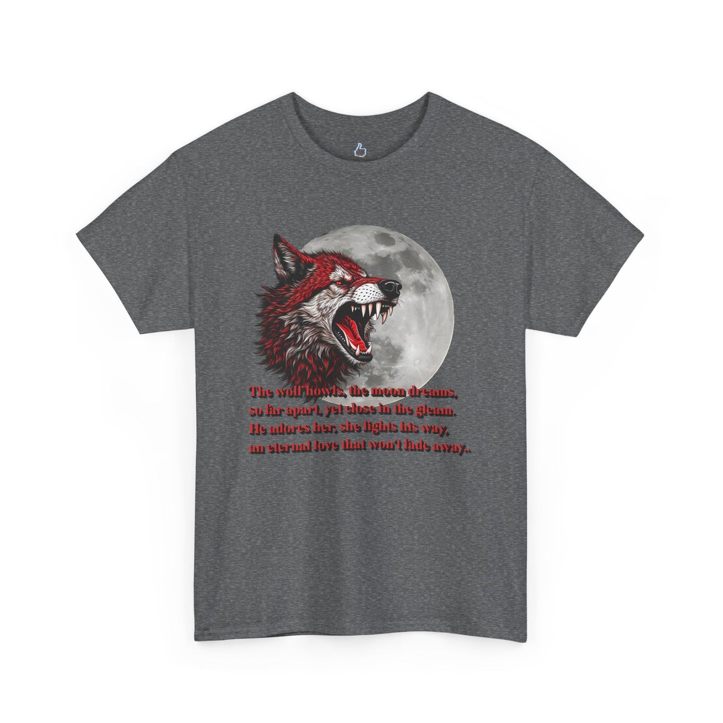 Wolf and Moon Unisex Tee