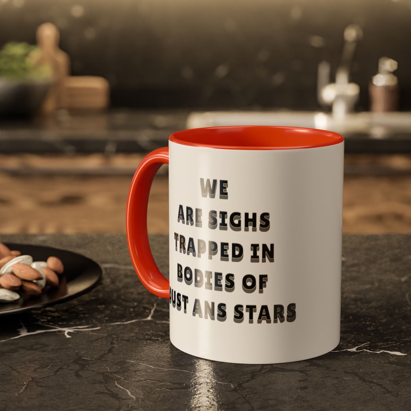 Mug Moon & Stars Mountains Colorful Tea Funny Gift 11oz 15oz