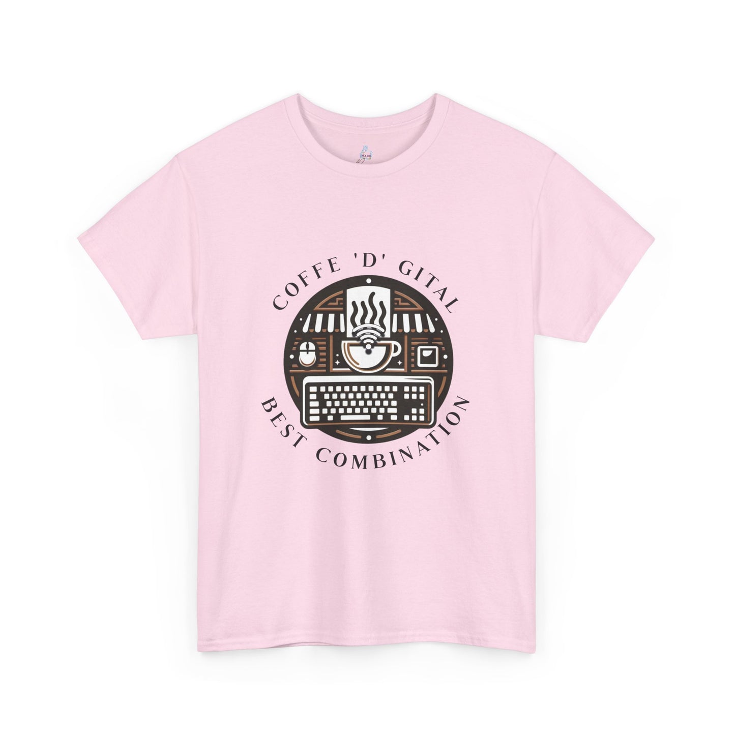 Coffee Digital Unisex Tshirt - Computer Office Love