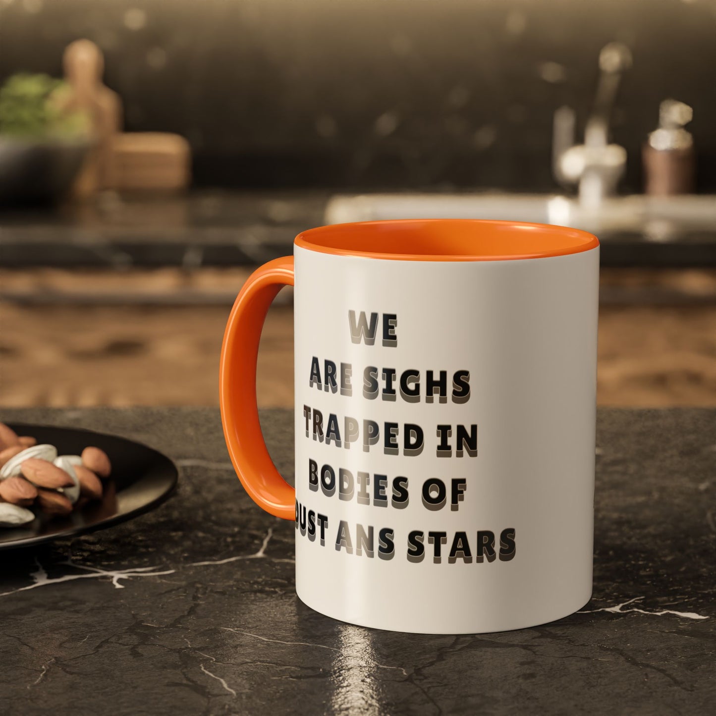 Mug Moon & Stars Mountains Colorful Tea Funny Gift 11oz 15oz