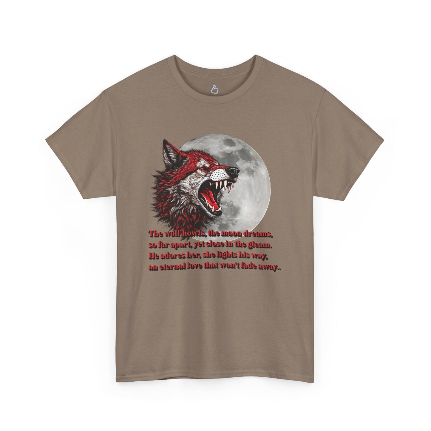 Wolf and Moon Unisex Tee