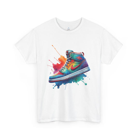 Colorful Unisex Heavy Cotton Shoe Tee