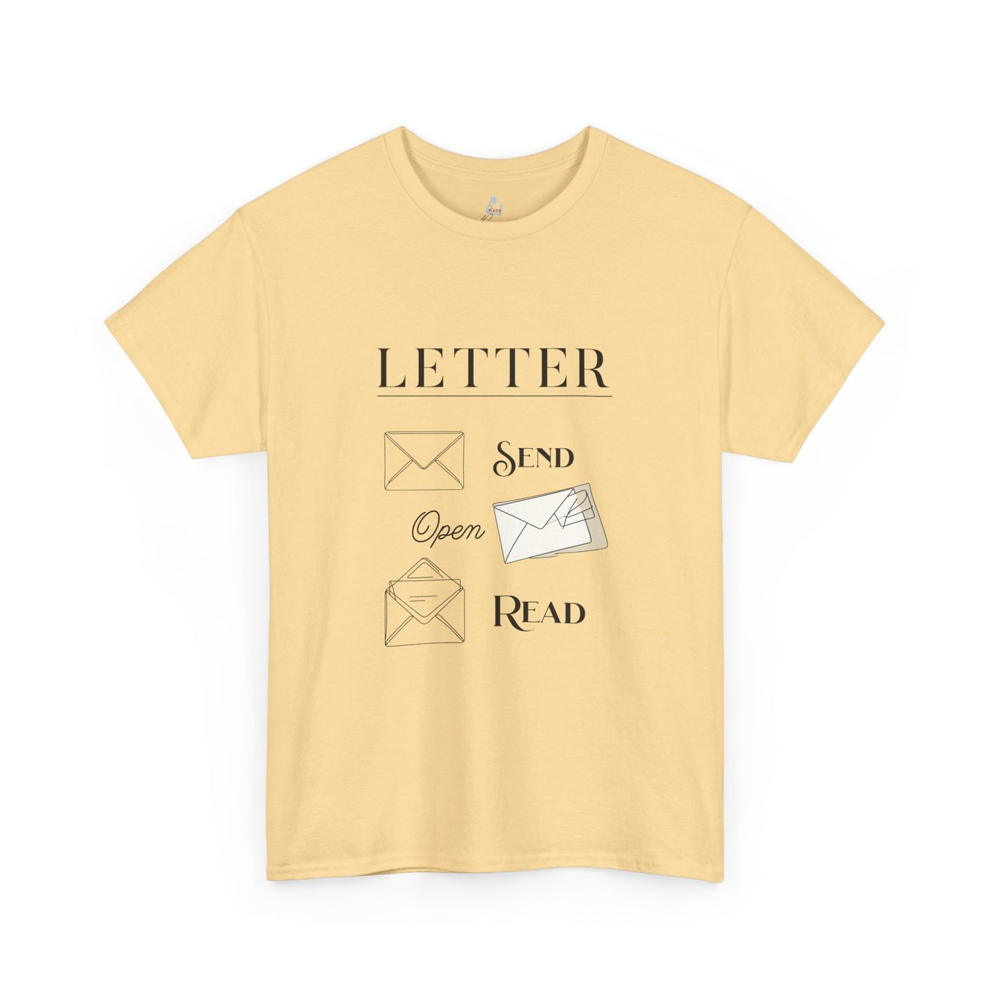 Letter T-Shirt Open Mail Reading Unisex Tee